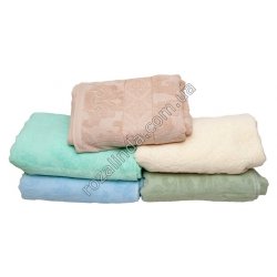 Т0255 Простынь махровая 100% хлопок 150*200см ПОЛУТОРКА. 'Узор', T255, 1045гр