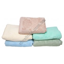 Т0256 Простынь махровая 100% хлопок 180*220см ДВУХСПАЛКА 'Узор', T256, 1460гр