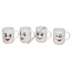 М0701 Чашка керам.'Smile' с красным, 350мл, 8*6.5*10см, 297гр