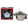 М0947 Кастрюля 1шт GUDENHOFF GH-0310,нерж.сталь,индук.дно 1.6л, M0947, 5 слой.дно/ручка металл 16см 769гр