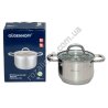 М0954 Кастрюля 1шт GUDENHOFF GH-1072,нерж.сталь,индук.дно 1.5л, 7слой.дно/руч дуга металл 16см 912гр