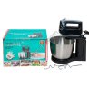 Е0043 Миксер стационарный с чашей 2л из нерж.стали, JUBAKE DH-1007T 600W, 5 режимов скоростей, 2+2 венчика, 30*22*19.5см,1.38кг