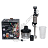 Е0095 Блендер погружн. 4в1 DESSINI DS-6522 900W Soft touch,нерж.ножка(4ножи) 42см, венчик, чоппер, стакан 600мл, 20.5*14.5*23см,