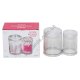 S0222 Органайзер акриловый для ушн.палочек и ватн.дисков'Cotton bud & ball holder' JN-114, 8*15*11см, 170гр