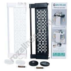 S0263 Полка д/ван. полка+держатель полотен., на липучках, клей, Simple towel rack, YH6614, 42*16*4см., 300гр