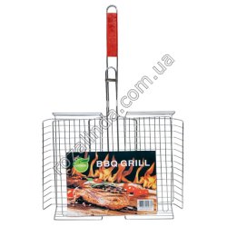 М0932 Решетка-гриль BBQ GRILL большая, 33.5/66.5*43.5*6см, 1000гр,