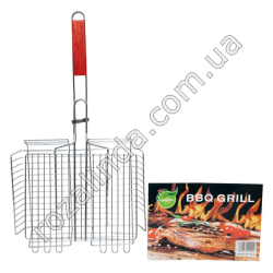 М0933 Решетка-гриль BBQ GRILL средняя, 27/59.5*33*6см, 800гр