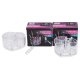 S0223 Органайзер акриловый для косметики в форме сердца, JN-805, 11.5*6*9.5см, 105гр