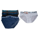 Т0505 Трусы мужские плавки 'Однотонные' CareuoKin 12/д, Size L-2XL, А1393, 50гр, 36*27см
