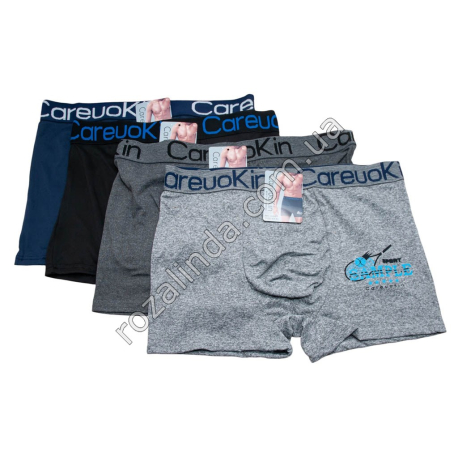 Т0508 Трусы мужские Боксеры Sample 'CareuoKin' 12/д, Size ХL-3XL, А4687, 59гр, 36*28см