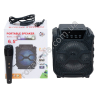 Е0099 Колонка музыкальная 6.5' 'Х' ВТ-6121, 1200mA, DC5V, 5W, 80dB, TFCard, USB, микрофон, 19*10.5*22см, 678гр