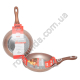 М0904 Сковорода б/кр CHIC CHEF, 22см h-4.7см, frying pan, бронза, ручки Soft touch, 544гр