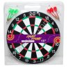 S0115 Игрушка Дартс 15 дюймов/36см, дротики с иглой 6шт, двусторонний, в слюде, 117гр,