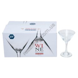 S0160 Бокалы набор 6 ШТ Мартинка, 125мл, 'WI NE Glass', , JR2845, 8.5*13.3см, 147гр, 6шт/уп, 8уп/ящ