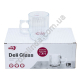 S0174 Чашка стекло 1ШТ прозрачная рис.,узор UUU 250мл, 'Deli Glass', ZB112B, 7.2*9см, 224гр, 6шт/уп, 12уп/ящ