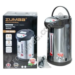 Е0054 Чайник-термос Термопот ZUMBA ZM-9688, 6.8л, 750W, поворот 360, 1928гр, 27*27*42см