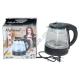 Е0058 Чайник электр. Myfriend MF-1088, 1.2L стекло+подсветка.,1500W, 19*19*20см,757гр,