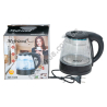 Е0058 Чайник электр. Myfriend MF-1088, 1.2L стекло+подсветка.,1500W, 19*19*20см,757гр,