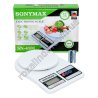 Е0086 Весы кухонные SQNYMAX SN-4101 10кг нагруз., пит. АА 2шт, 229гр