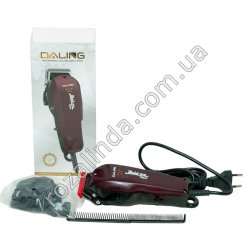 S0210 Машинка д/стрижки DALING DL-1100, сеть, 12w, 4нас/щеточка/раст/ключ, 575гр