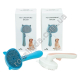 S0431 Щетка для вычес. шерсти 'Ушки', самоочищающаяся, 'Pet grooming brush', коробка, 20*9.5см, 103гр