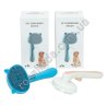 S0431 Щетка для вычес. шерсти 'Ушки', самоочищающаяся, 'Pet grooming brush', коробка, 20*9.5см, 103гр