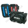 S0269 Сумка спорт/дорожная Sport, полиэстер, ремень, прямоугольн.,2бок.карм+1,ножки, 45*19*23см, 385гр