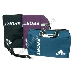 S0271 Сумка спорт/дорожная Sport, Oksford, ремень, ножки, прямоугольная, 1 карм, №2100, 48*19*30см, 670гр