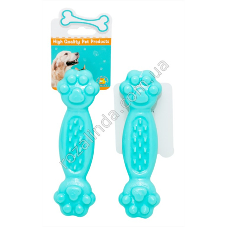 S0408 Игрушка для собак 'Лапка' двухсторонняя, грызунок, 14*4*2.5см, 63 г