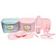 S0464 Посуда пластик набор для пикника 57 предм 'Picnic Package' OM106-65, 28*21*20см, 1790гр