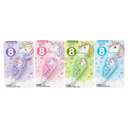 S0541 Корректор ленточный 48/д 'JINUO' 8м Единорог My unicorn, №9258