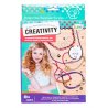 S0548 Бисер набор для браслетов Creativity, 3 браслета + 1 бусы, бусины цветные/золотые цепочки, 91шт, 16*20.5*3см, 108гр