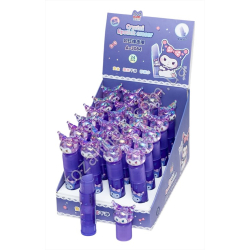 S0670 Резинка(ластик) канц. 'ПОМАДА'' 24/д Kumimi, Crystal lipstick eraser, AJM, А-3084, 10.5*2см, 26гр