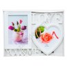 S0691 Фоторамка-коллаж пластик 2 фото 'You&Me Love' 10*15/13*13, 27*20см, 240гр