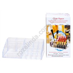 S0122 Органайзер акриловый для косметики прямоугольный 'Cosmetic Organizer', 21.5*12.5*7.5см, 226г