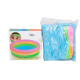 S0580 Бассейн детский надувной Baby pool, 3 цвета, d-60см, h-25см, 300гр