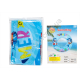 S0586 Круг д/плав. надувной d-70см Swim ring, 'Summer ring', рисунок АКУЛА, d-70см, 136гр