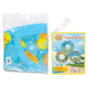 S0587 Круг д/плав. надувной d-80см Swim ring, 'Summer time', рисунок HAPPY DUCKS, d-80см, 148гр