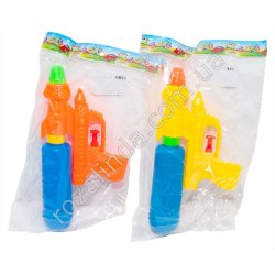 S0638 Пистолет водный с баллоном 18см, TOYS, пакет, 3 цвета, 18см, 27гр