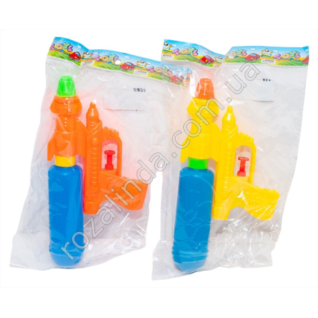 S0638 Пистолет водный с баллоном 18см, TOYS, пакет, 3 цвета, 18см, 27гр