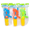 S0644 Пистолет бластер водный с баллоном 42см, Water gun Passion ice cool war, пакет, 3 цвета, 42см, 245гр
