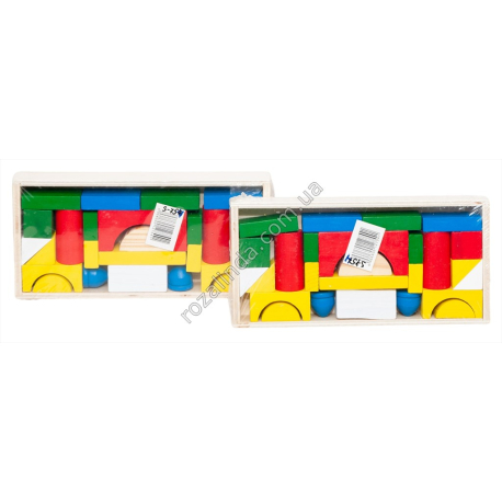 S0754 Игра логическая деревянная, деревянный конструктор 'Lilong Toys' 26дет, 17*8.5*2см, 142гр