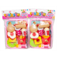 S0783 Игровой набор Фастфуд Food Fun, поднос+бургер/хотдог, 6626-1, 25*18см, 220гр