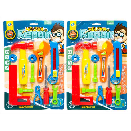 S0784 Инструменты набор 'Helper Repair', 11 предметов, блистер, 21*31см, 136гр