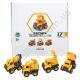 S0730 Машинка Строительная техника 8 см 12/д Scale truck, инерция, резиновые колеса, 8*6*7.5см, 77гр