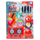 S0779 Кухня 'Cooking fun', плита, посуда, приборы, бокалы, ZhenYang toys, блистер, 37*43*5.5см, 275 гр.