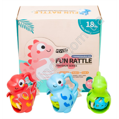 S0813 Погремушка детская 12/д Черепашка Fun Rattle, 8.5*6*10.5см, 53гр