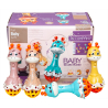 S0815 Погремушка детская 12/д Жирафа Baby Giraffe Rattle, звук, музыка, свет, НН-622, 7*18см, 77гр,