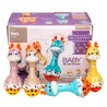 S0815 Погремушка детская 12/д Жирафа Baby Giraffe Rattle, звук, музыка, свет, НН-622, 7*18см, 77гр,