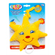 S0821 Погремушка подвеска детская плюш Звезда 20 см, Funny toys, на коляску/кровать, музыкальная, 19*25*6см, 144гр
